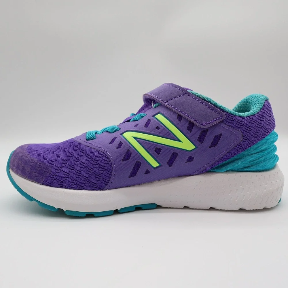 New Balance KVURGPPP Running Shoes Kids 1.5 Purple Mesh Hook Athletic Sneaker